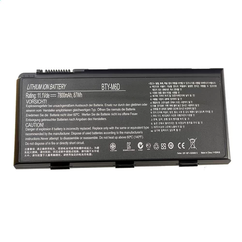 Batterie pour Medion Erazer X6811