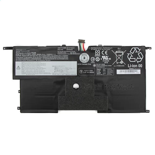 Batterie pour Lenovo ThinkPad Carbon X1 i7-4600