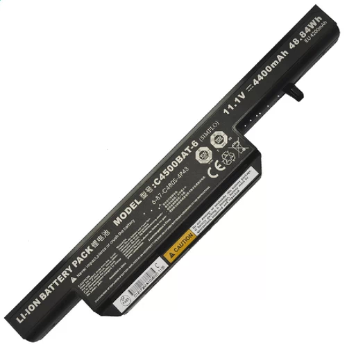 Batterie pour Clevo 6-87-C480S-4P42