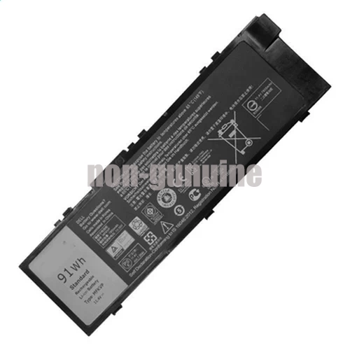 91Wh Batterie intégrée Type T05W1 Dell Precision 7710