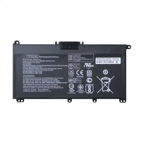 41.9Wh Batterie pour HP 920070-855