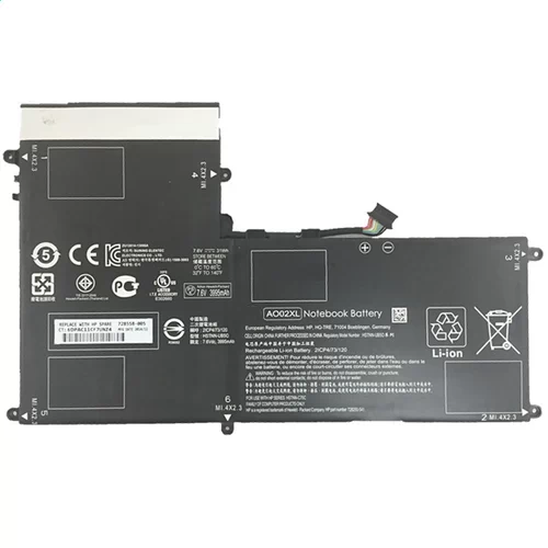 31Wh Batterie pour HP ElitePAD 1000 G2